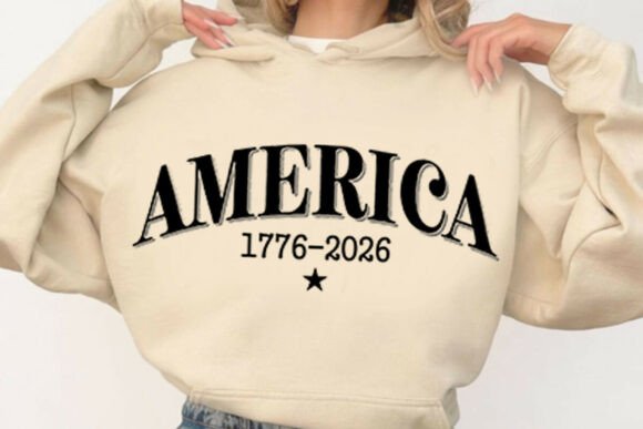 America 1776-2026 Patriotic Svg Design: A Modern Asset