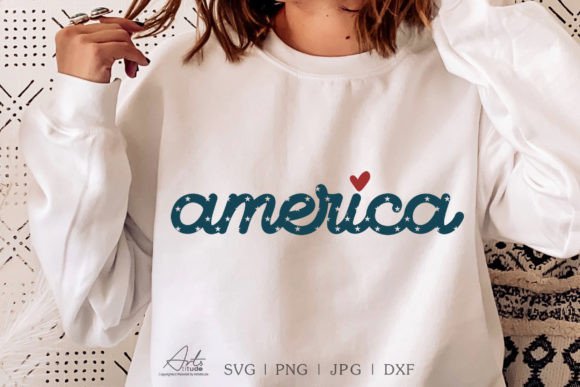 America SVG Cut File: Versatile USA T-Shirt Design Assets