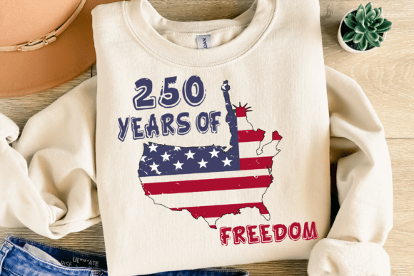 Celebrate the Semiquincentennial with a USA 250 Years Celebration T-Shirt Design