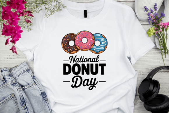 Celebrate with Style: The Ultimate National Donut Day T-Shirt Design