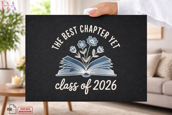 Class of 2026 Book Floral Design PNG: A Versatile Asset