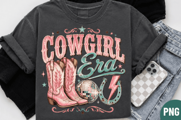 Cowgirl Era Retro Western PNG Design: A Visual Toolkit