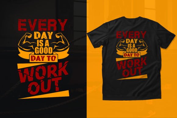 Elevate Your Brand with Gym Fitness T-Shirt Design for POD
