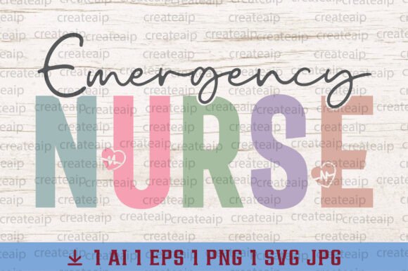 Emergency Nurse SVG & PNG: Design Assets for Medical Projects