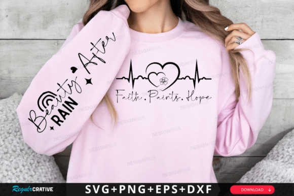 Faith Paints Hope Sleeve SVG Design: A Versatile Asset