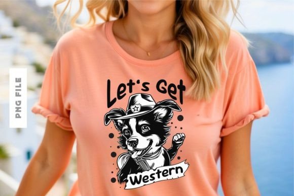 Let's Get Western: A Premium T-Shirt Design Asset