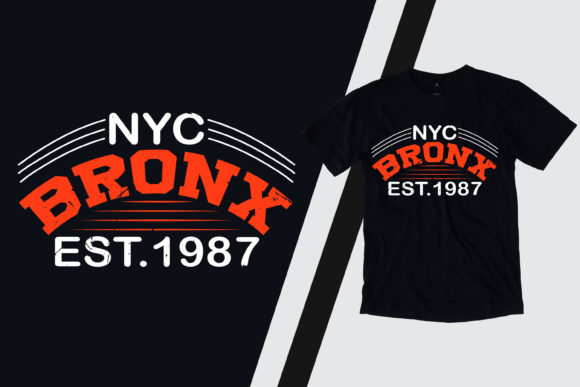 Nyc Bronx Est T-shirt Design: A Versatile Creative Asset