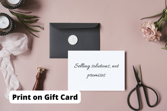 Selling Solutions Not Promises Design: A Visual Asset for Impact