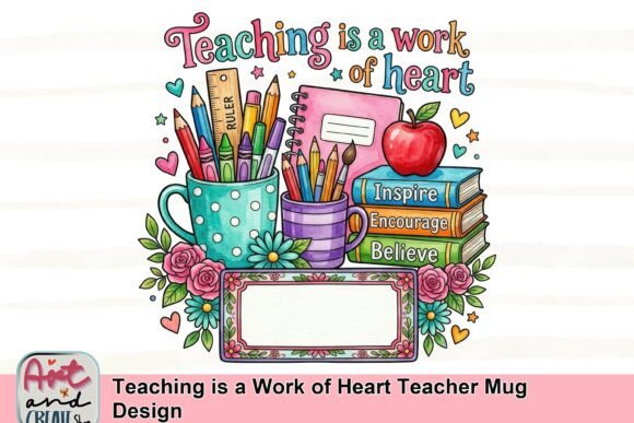 Teacher Mug Design: A Heartfelt Visual Asset